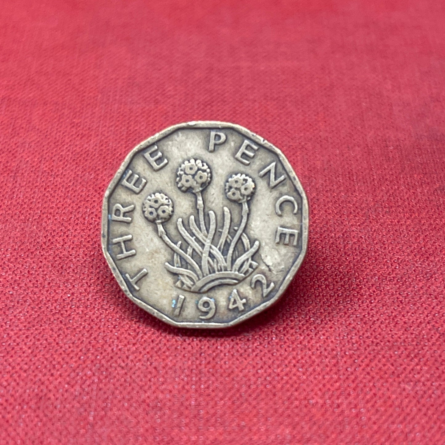 King George VI 1942 Threepence Coin