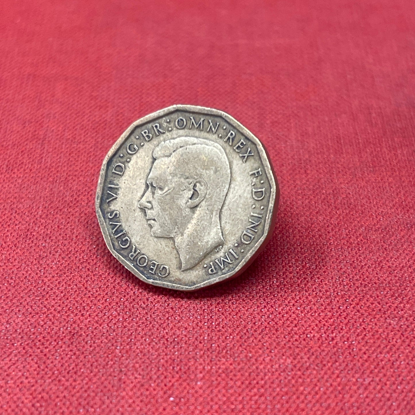 King George VI 1942 Threepence Coin