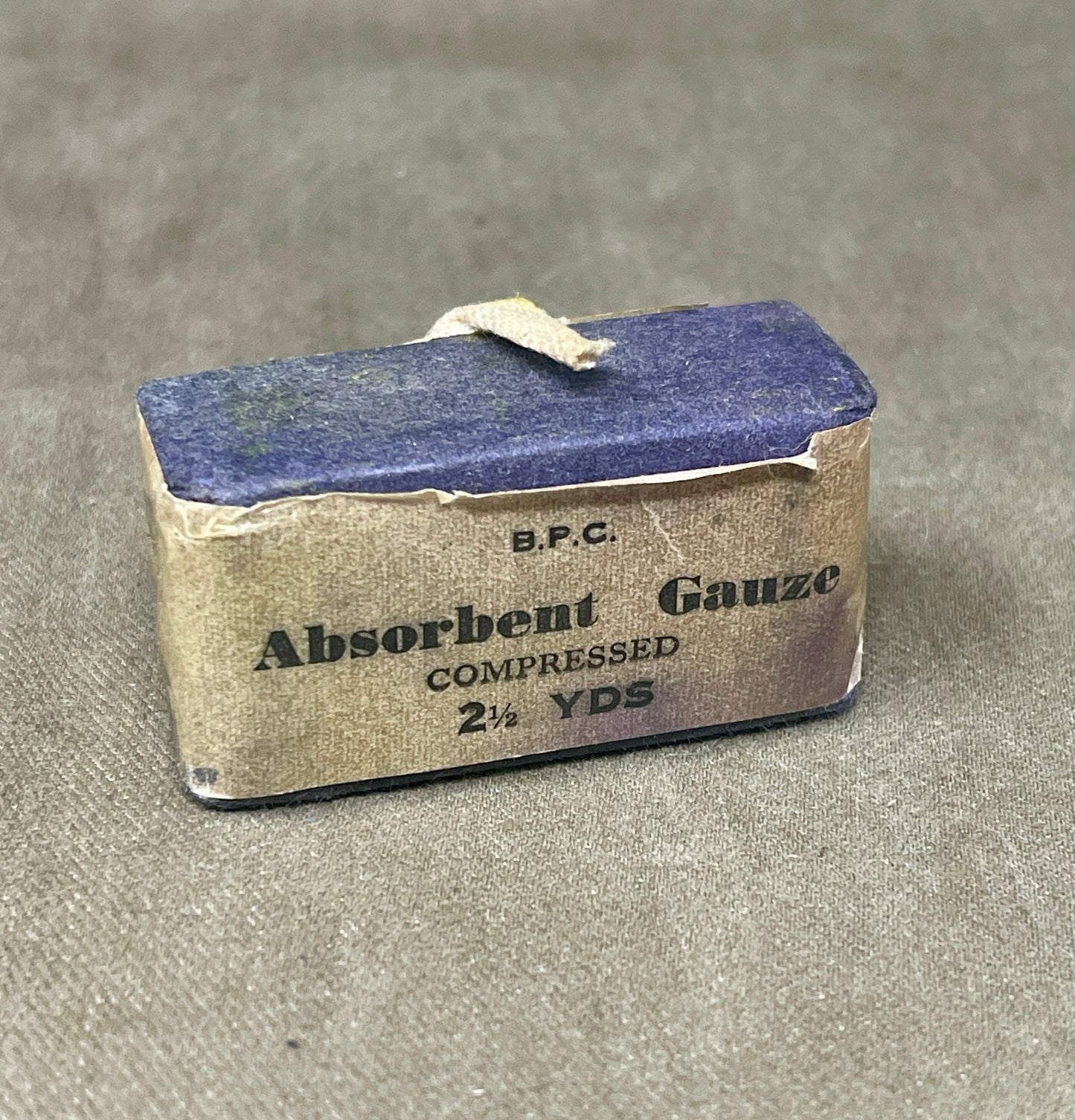 B>P>C Absorbant Gauze Compressed 21/2 Yds