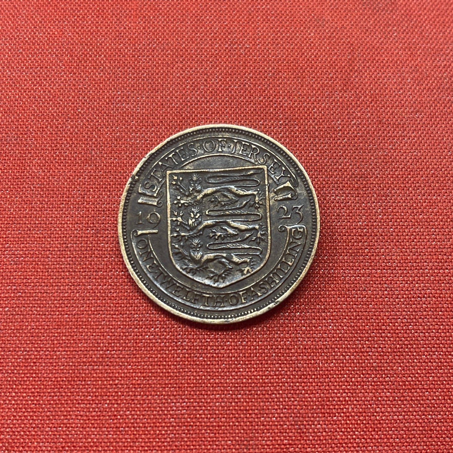1923 State of Jersey One Twelth Of A Shilling