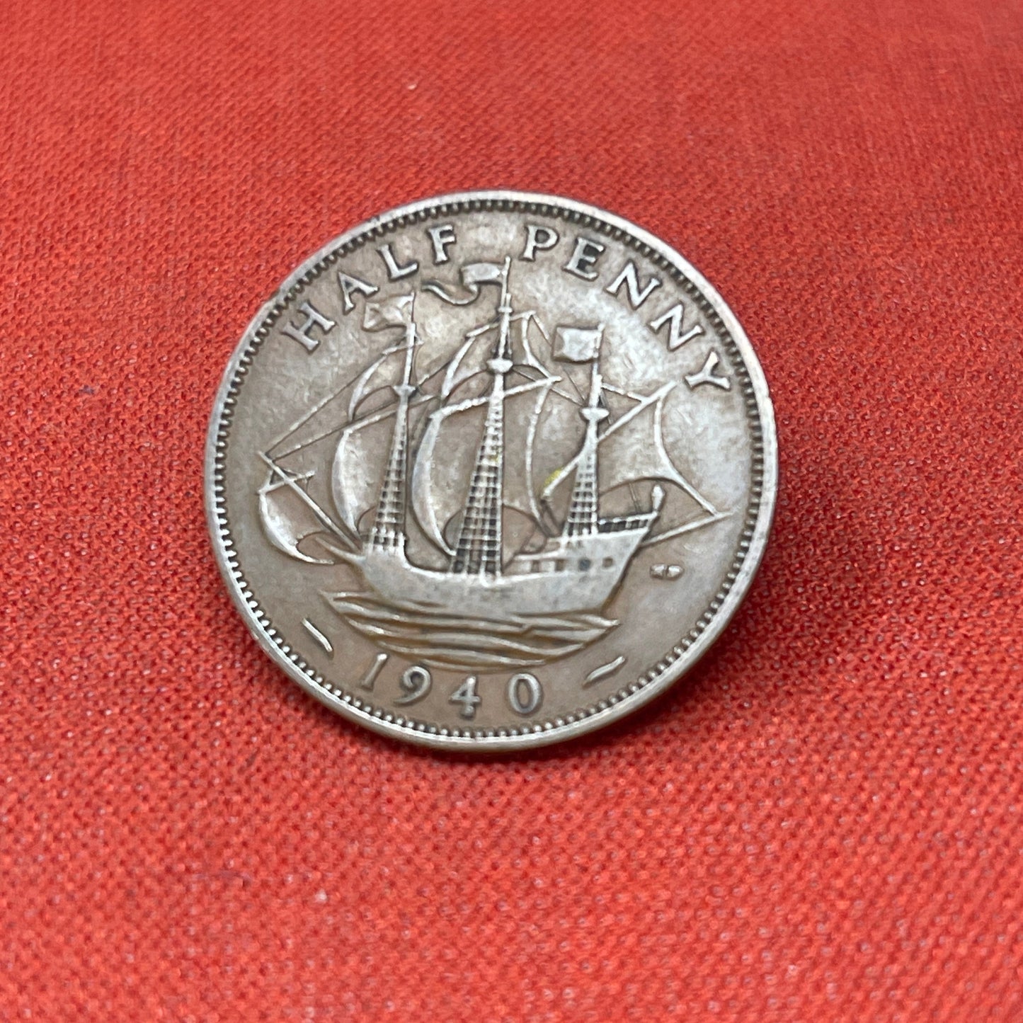King George VI 1940 Half Penny
