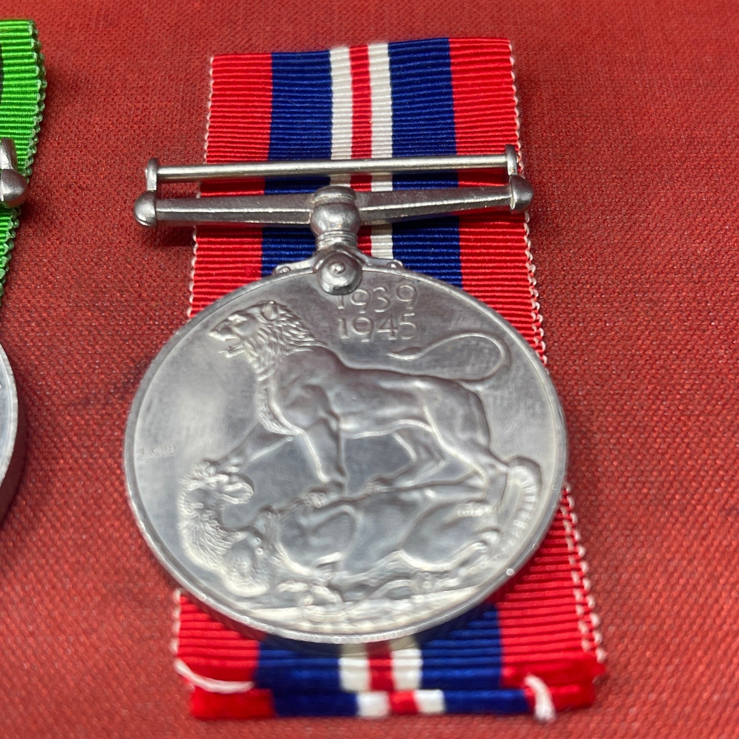 WW2 Set of British War Medals, Defence Medal, 1939-45 Medal, 1939-45 Star, France Germany Star