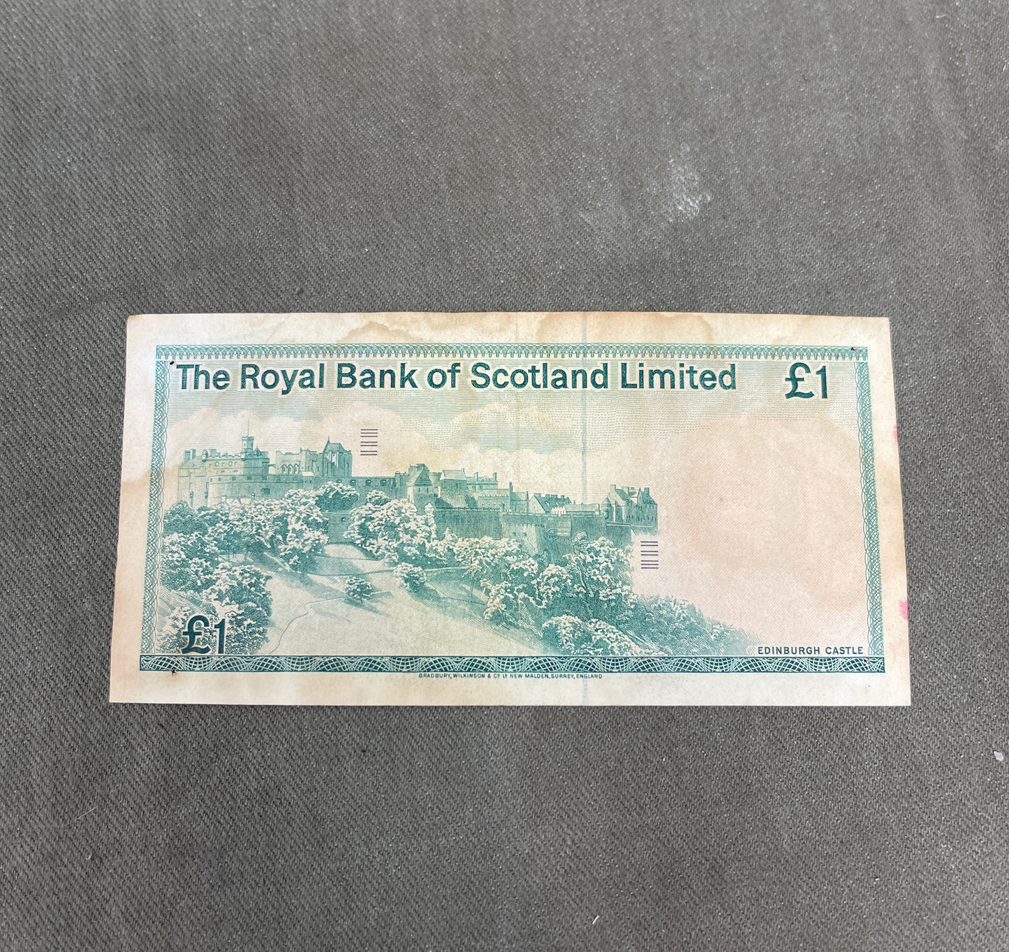Collection of Vintage Scotitsh £1 Banknotes