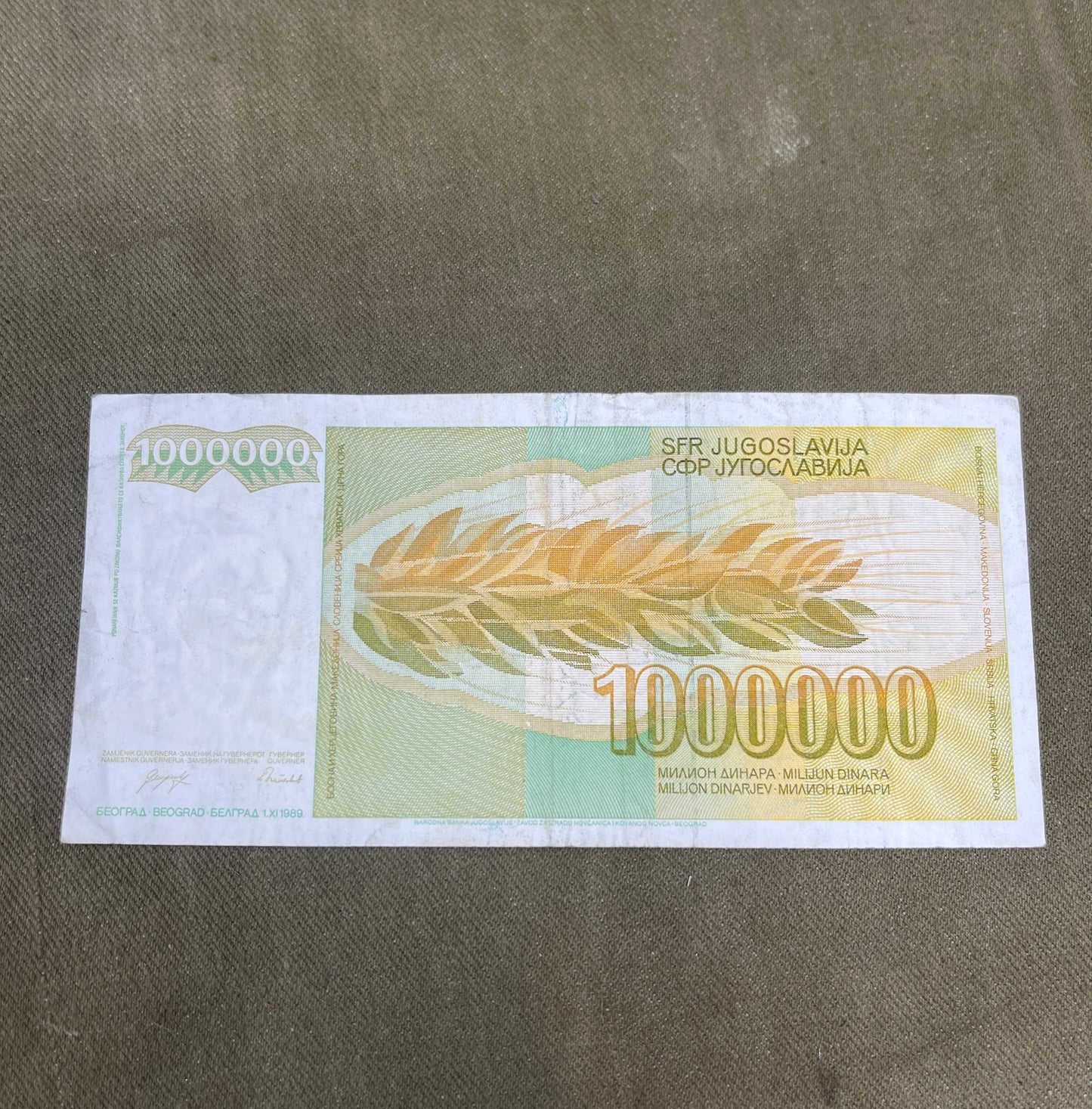 This collection of vintage Yugoslavian banknotes features a mix of denominations and designs from the former Socialist Federal Republic of Yugoslavia, a nation that dissolved in the early 1990s. Spanning several decades—primarily from the 1950s to the 1990s—these notes reflect the country’s dynamic political and economic history. Denominations may include 10, 50, 100, 500, 1,000, 5,000, or even hyperinflation-era notes in the millions, with portraits of workers, scholars, and historical figures, along with
