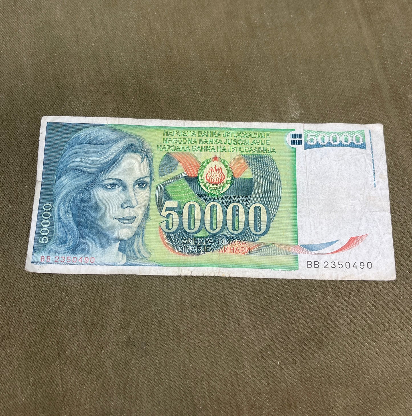 This collection of vintage Yugoslavian banknotes features a mix of denominations and designs from the former Socialist Federal Republic of Yugoslavia, a nation that dissolved in the early 1990s. Spanning several decades—primarily from the 1950s to the 1990s—these notes reflect the country’s dynamic political and economic history. Denominations may include 10, 50, 100, 500, 1,000, 5,000, or even hyperinflation-era notes in the millions, with portraits of workers, scholars, and historical figures, along with