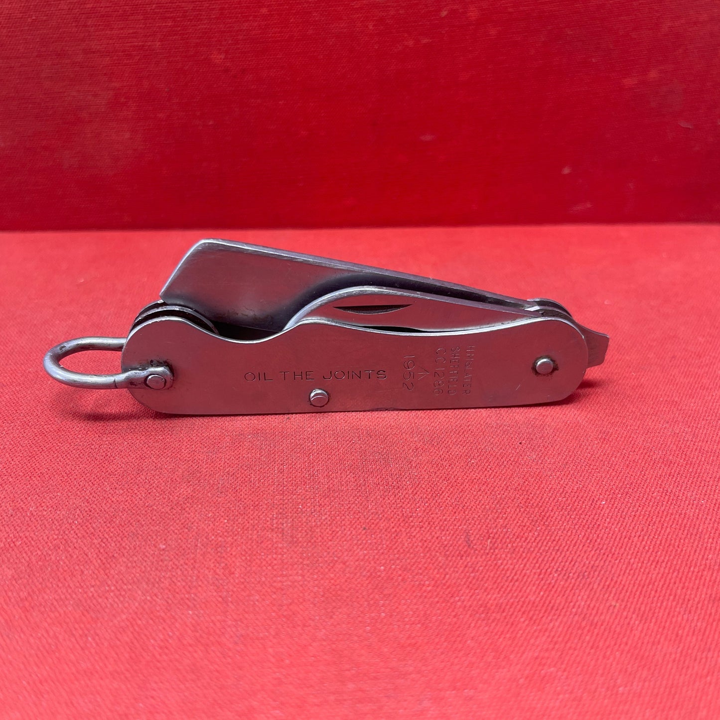British 1952 Dated Army Pocket Knife H.M. Slater Sheffield CC1286