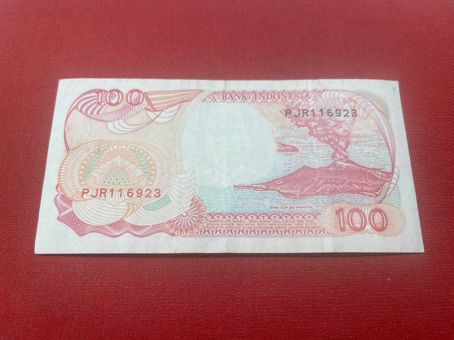 Bank of Indonesia 100 Seratus Rupiah PJR116923