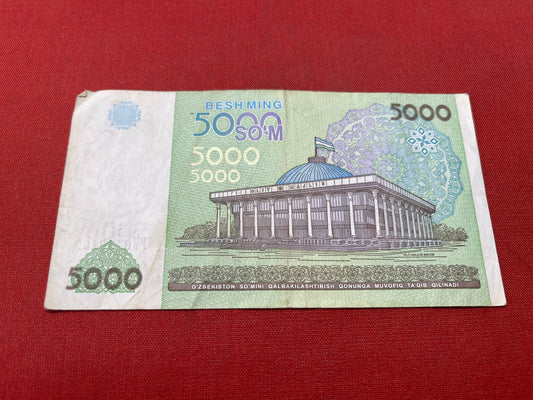 Central Bank of Uzbekistan 5000 So'm