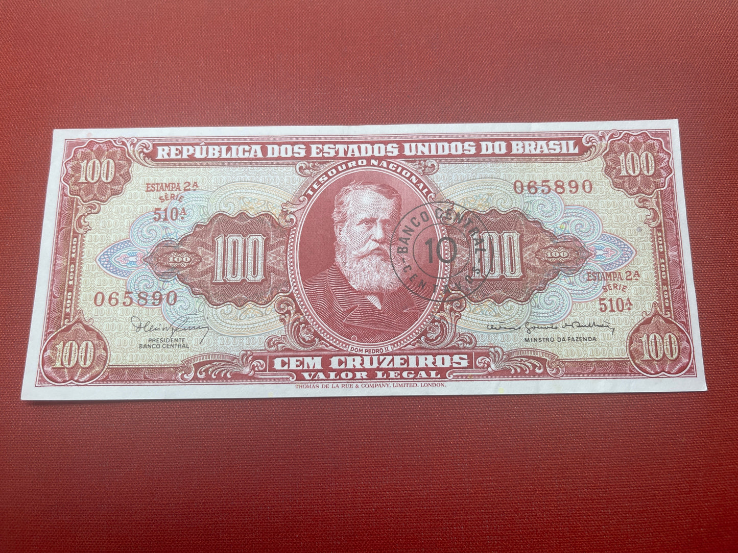 Republic of Brasil 100 Cem Cruzeiros