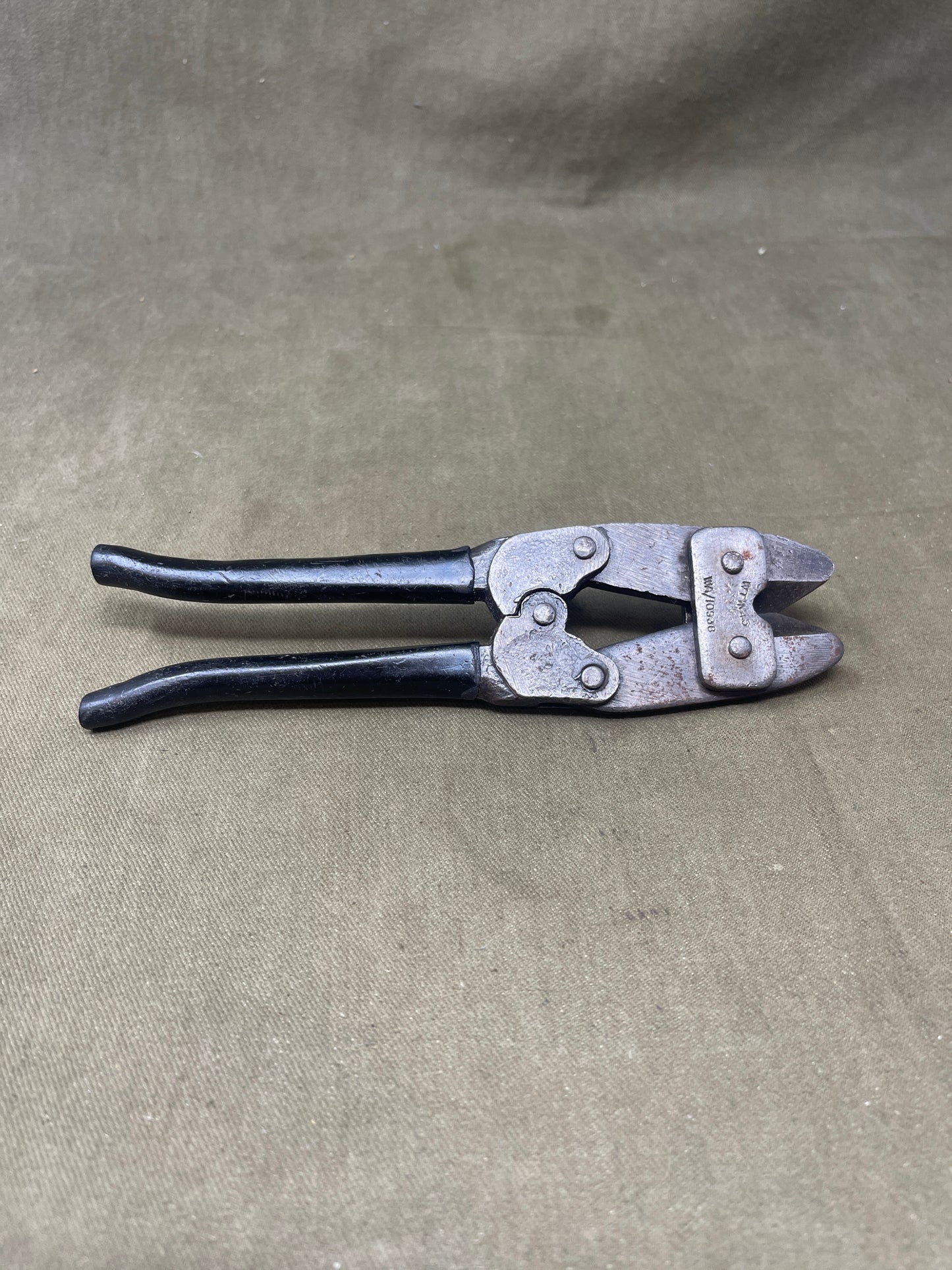 Original WWII British Small Wire Cutters Dated 1941 Made by WT