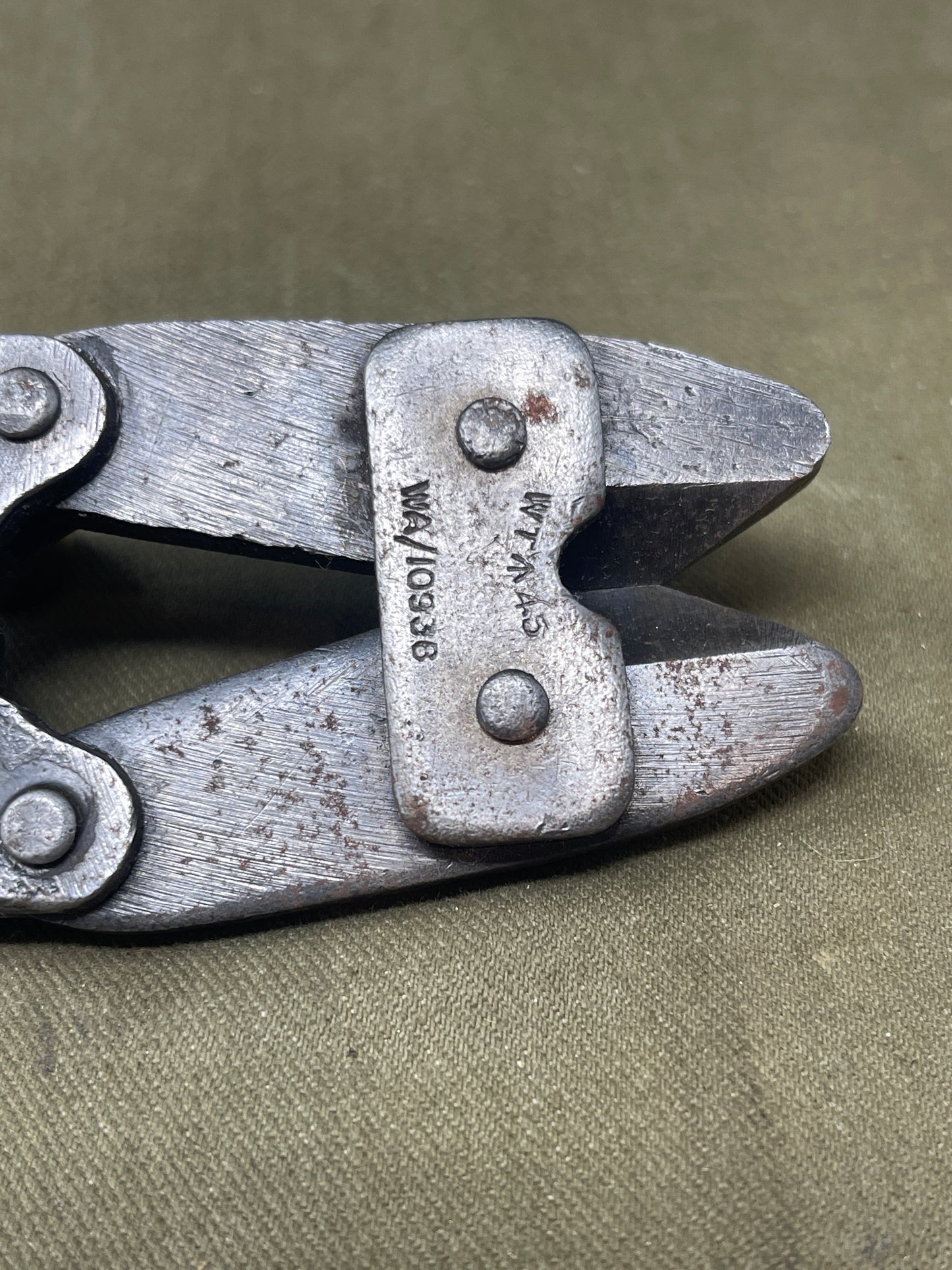 Original WWII British Small Wire Cutters Dated 1941 Made by WT