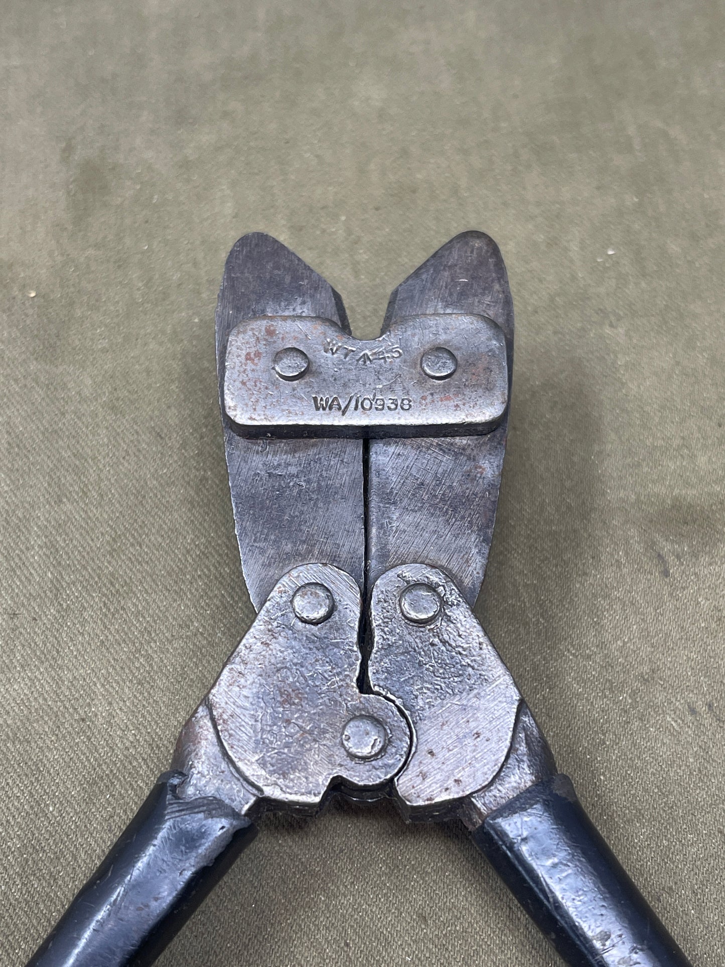 Original WWII British Small Wire Cutters Dated 1941 Made by WT