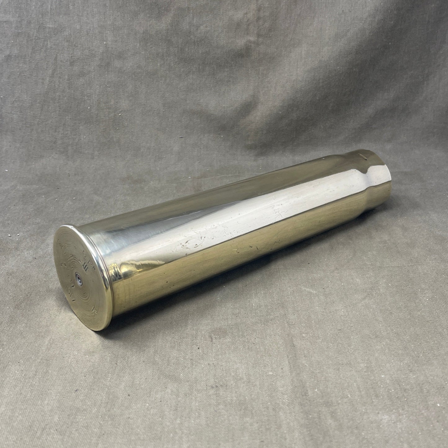 British 6Pdr MKIII Brass Shell Case Dated 1917 Made By Kynoch