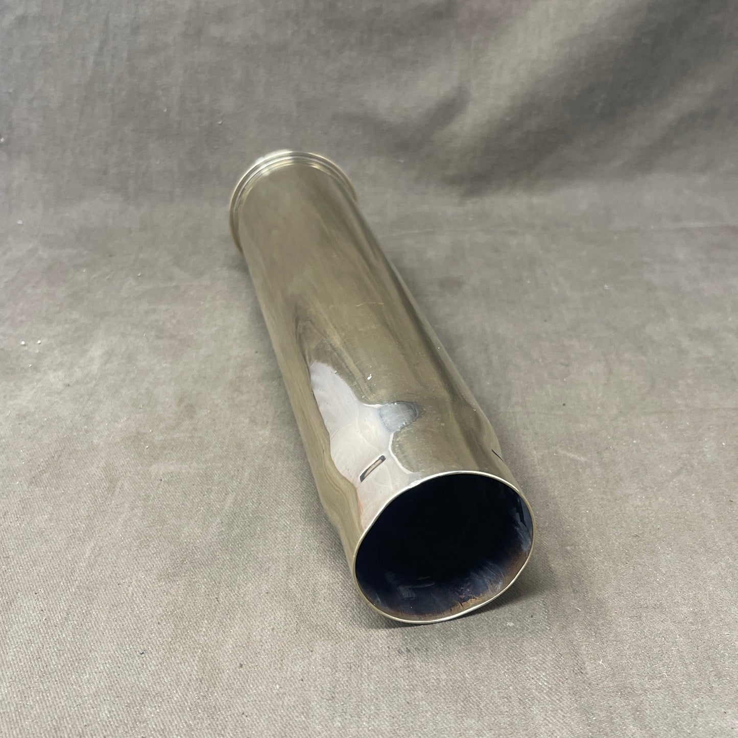 British 6Pdr MKIII Brass Shell Case Dated 1917 Made By Kynoch
