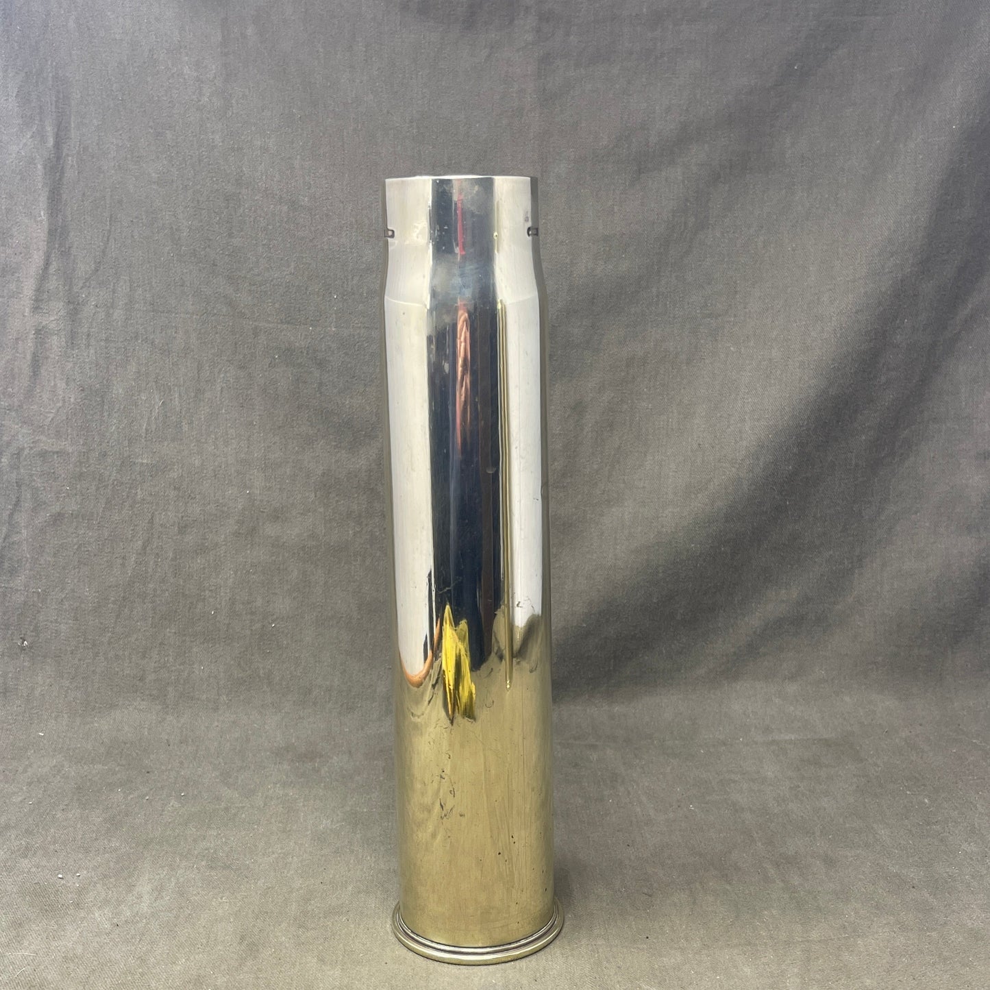 British 6Pdr MKIII Brass Shell Case Dated 1917 Made By Kynoch