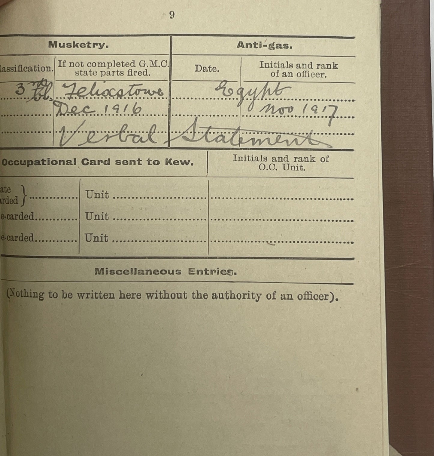 Service Book and prisoner of war letter