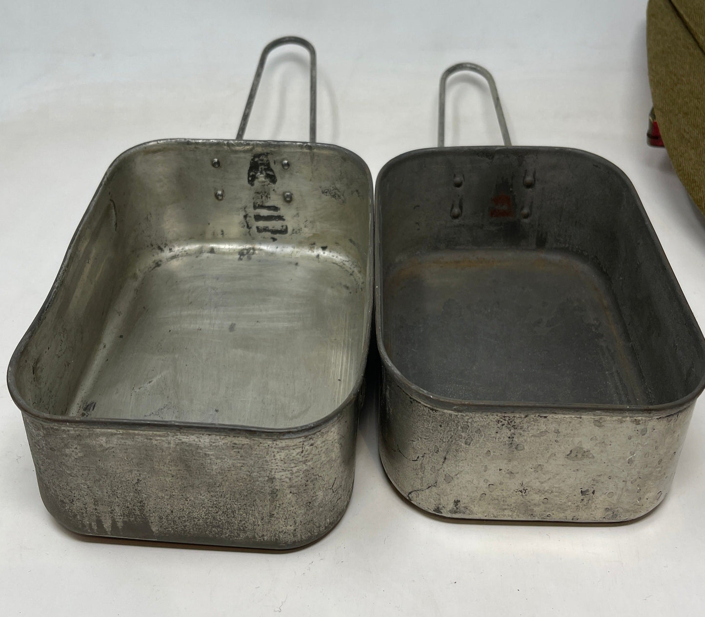 First Pattern Steel Mess Tins