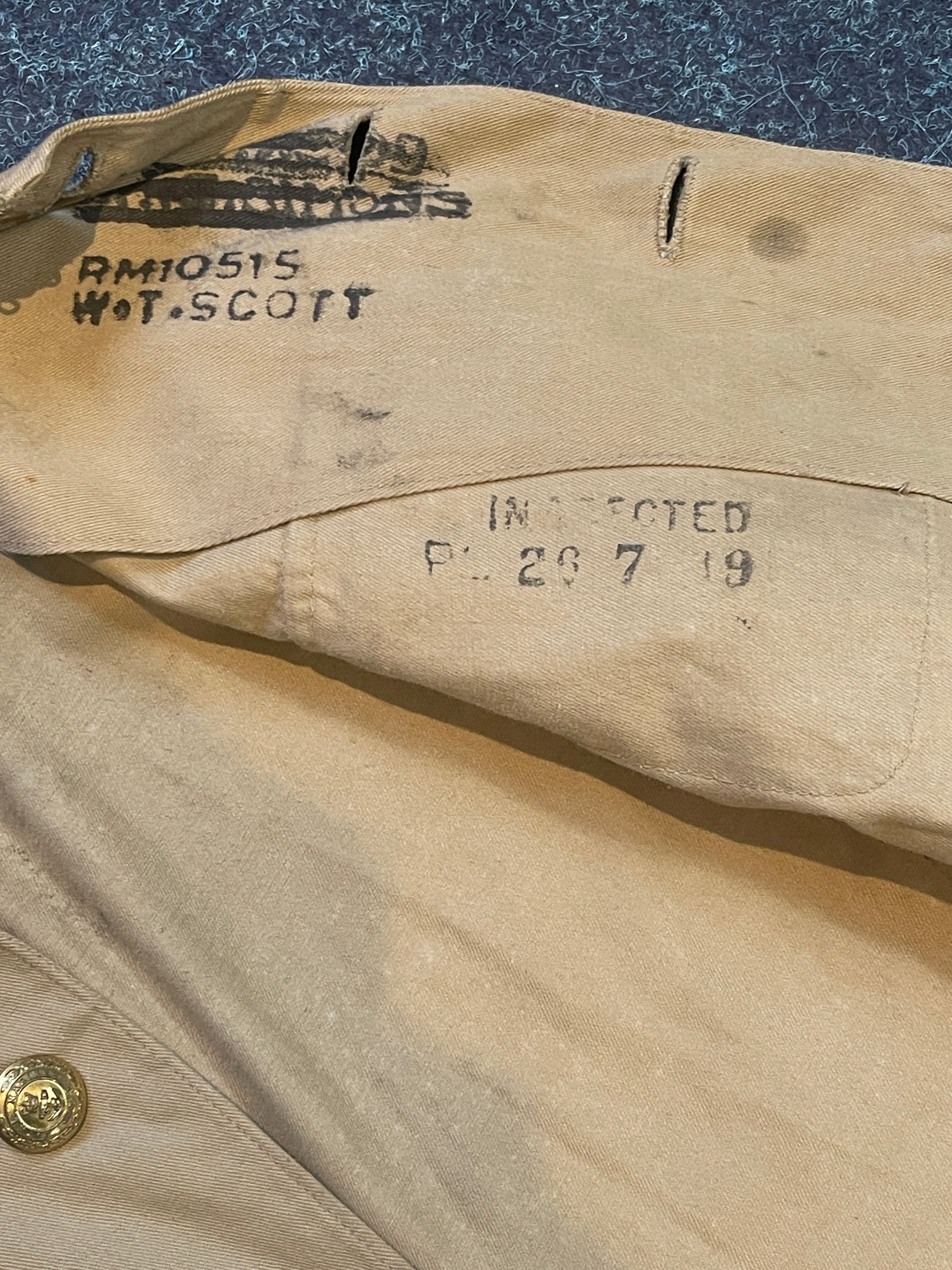 Tropical Uniform Jacket Named to Royal Marine