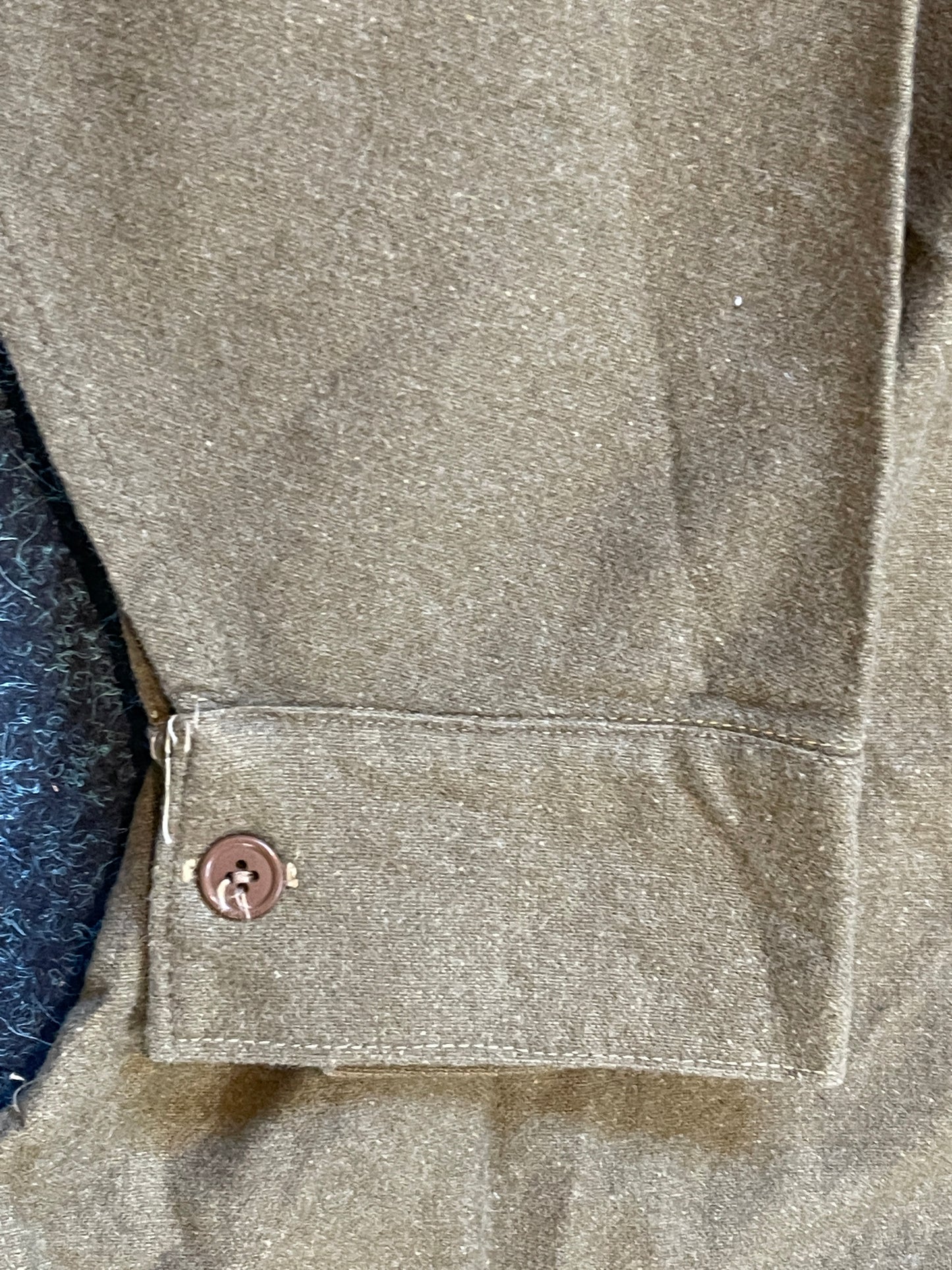 image of 1945 Dated British Army OR collared shirt sleeve