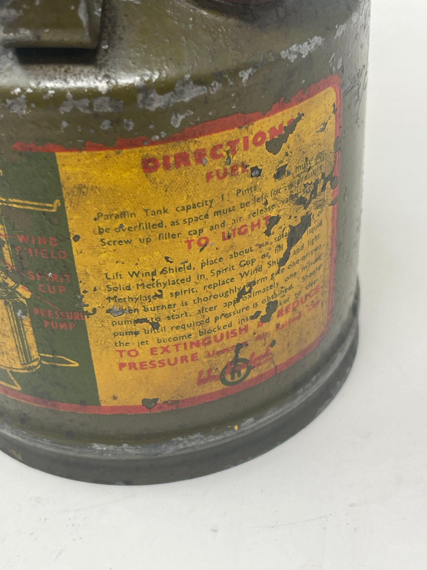 view of to of An original WW2 "Hurlock " field cooker