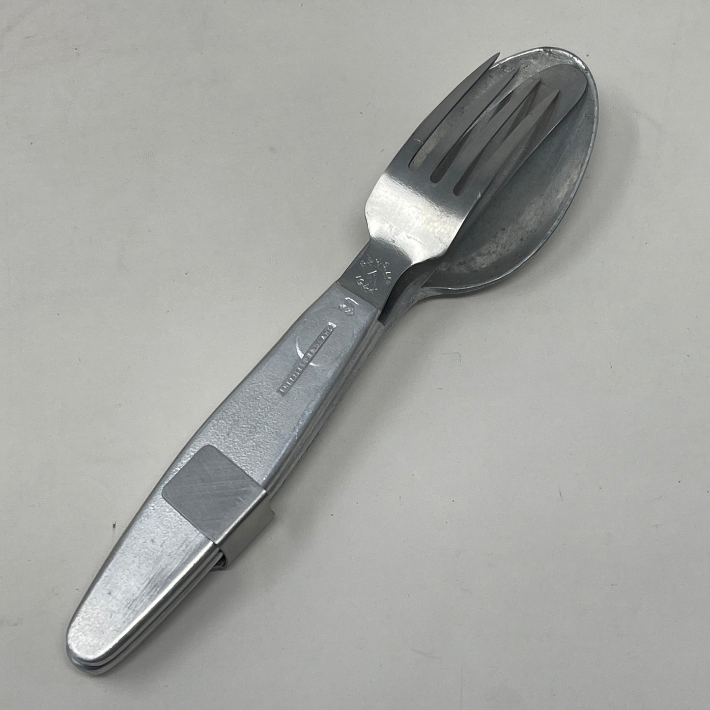 Knife, fork, and spoon set dated 1944