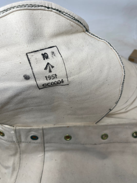 1951 Dated White Canvas Kit Bag CC0004