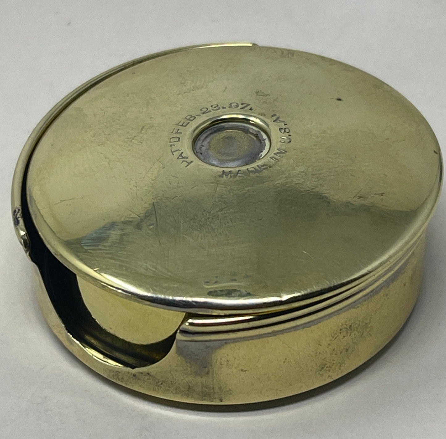 February 23, 1897 Nickel Plated Brass Cup