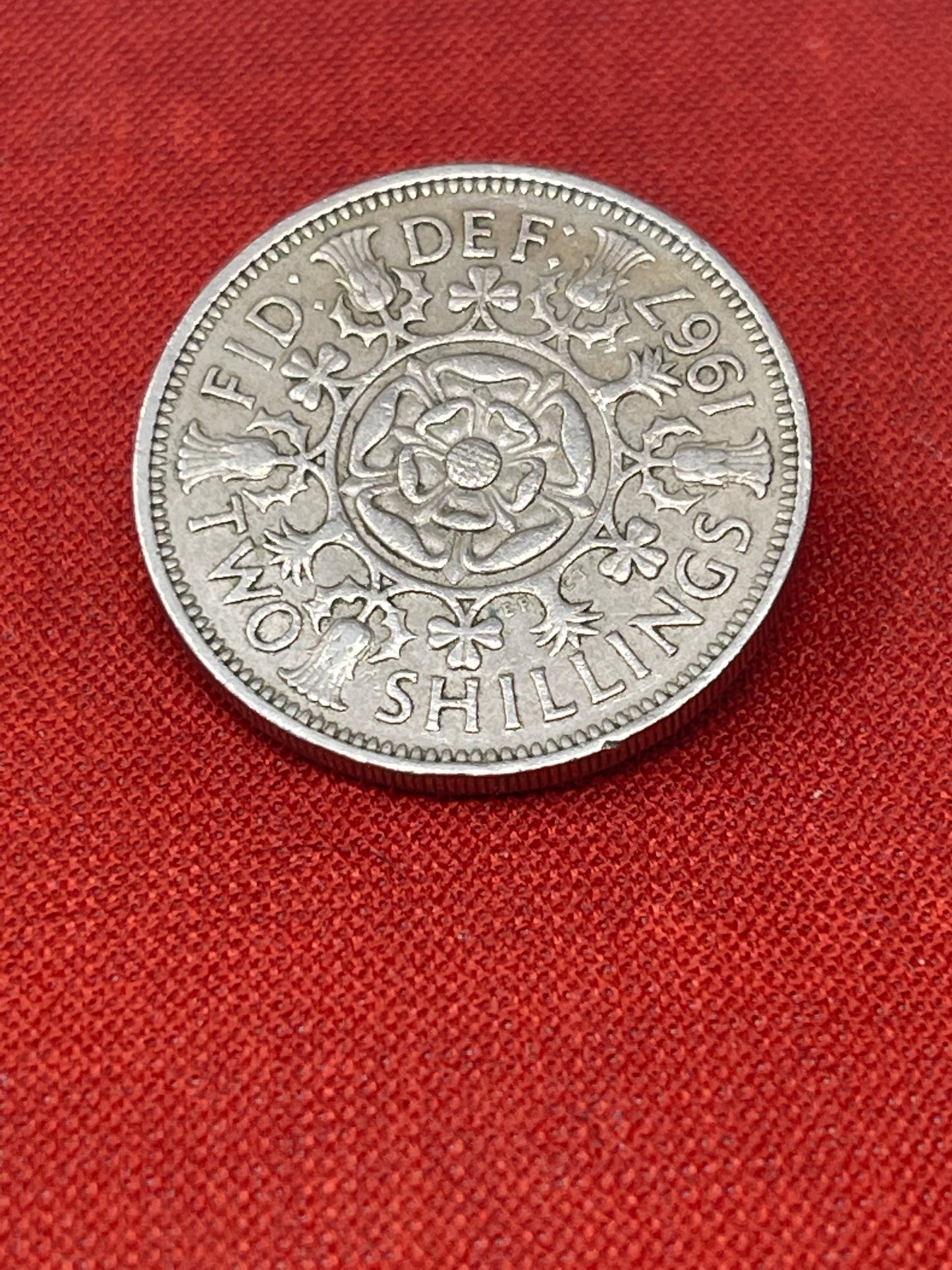 Queen Elizabeth II Two Shilling 1967