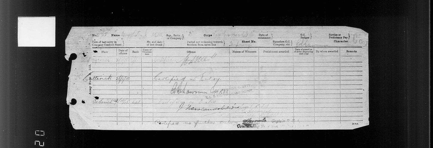 Great War MM Group Gnr J Muggleston D94 Brigade RFA