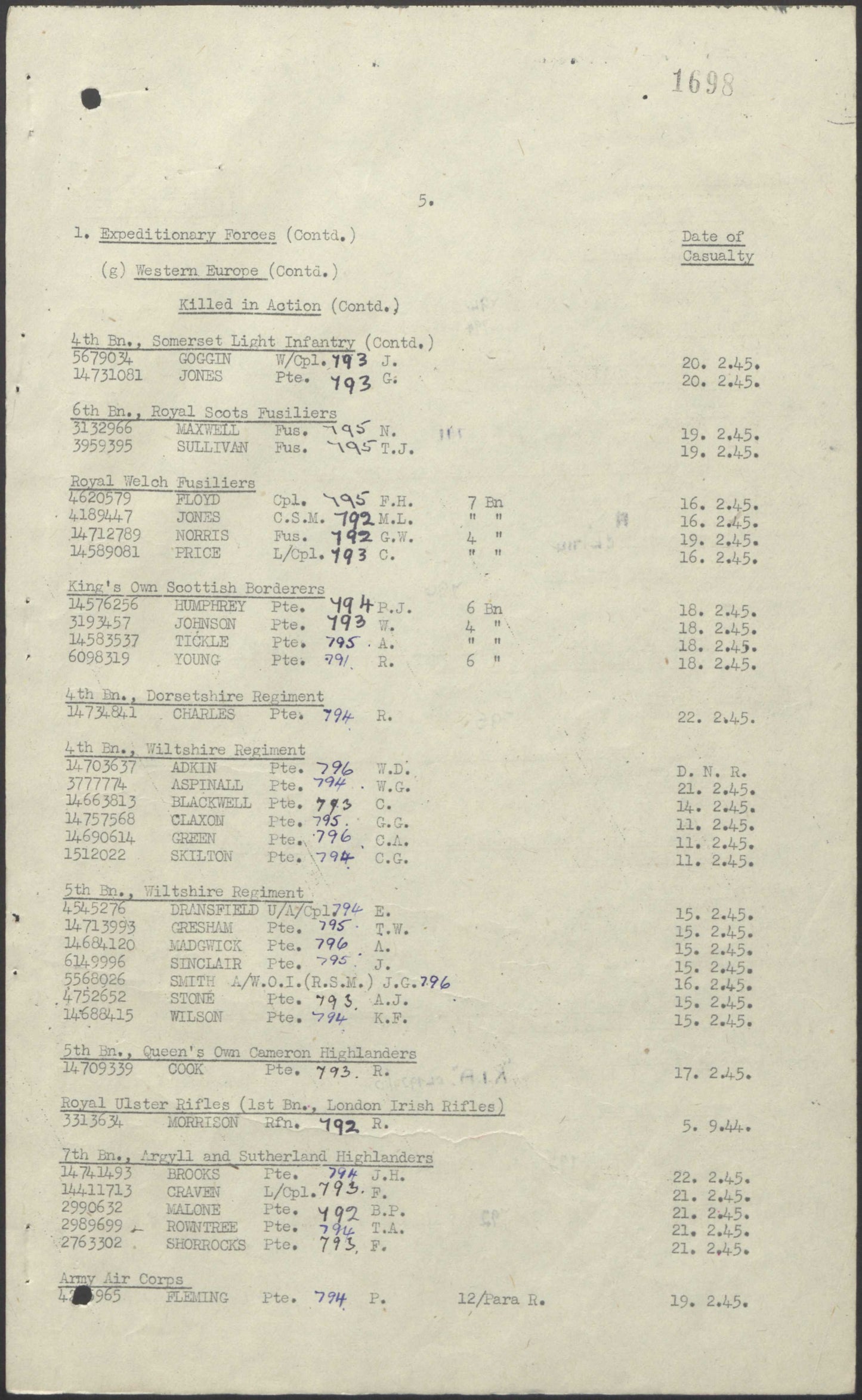 A Great War MM Group 232733 LCpl F A Wilson 1/2 Lond R