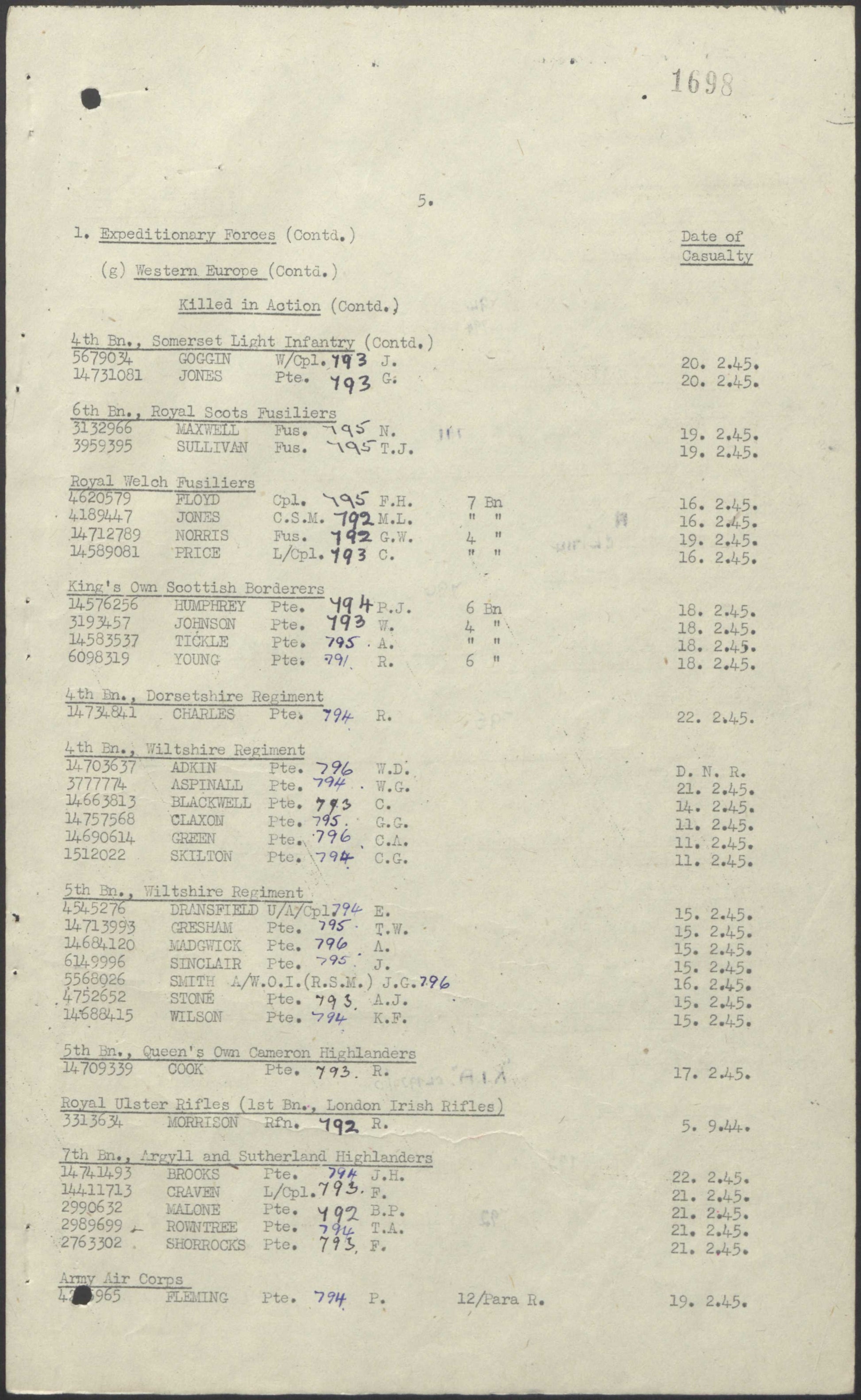 A Great War MM Group 232733 LCpl F A Wilson 1/2 Lond R