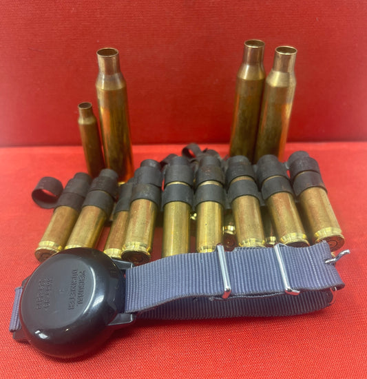 British Army NBC Dosimeter,  British L1A1 .338 Lapua cartridge 50 Cal. Israeli IDF 7.72mm link