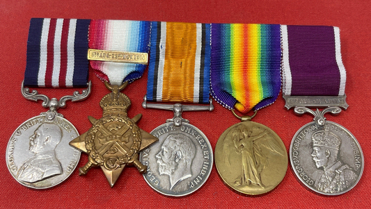 Talk about British WWI Military Medal Sets added to website