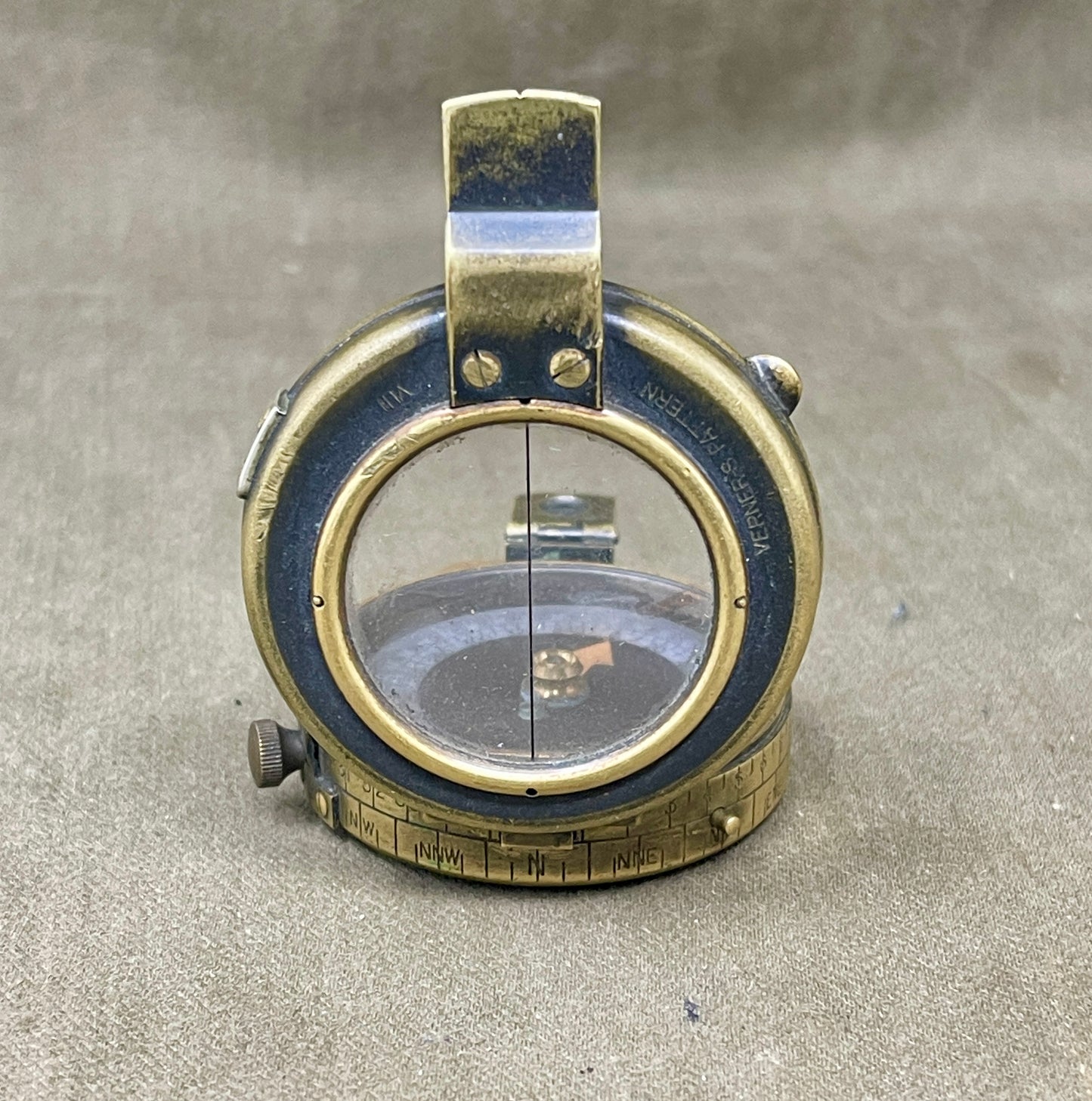 WWI British Verner’s Patent Marching Compass – 1917 F-L No.93651
