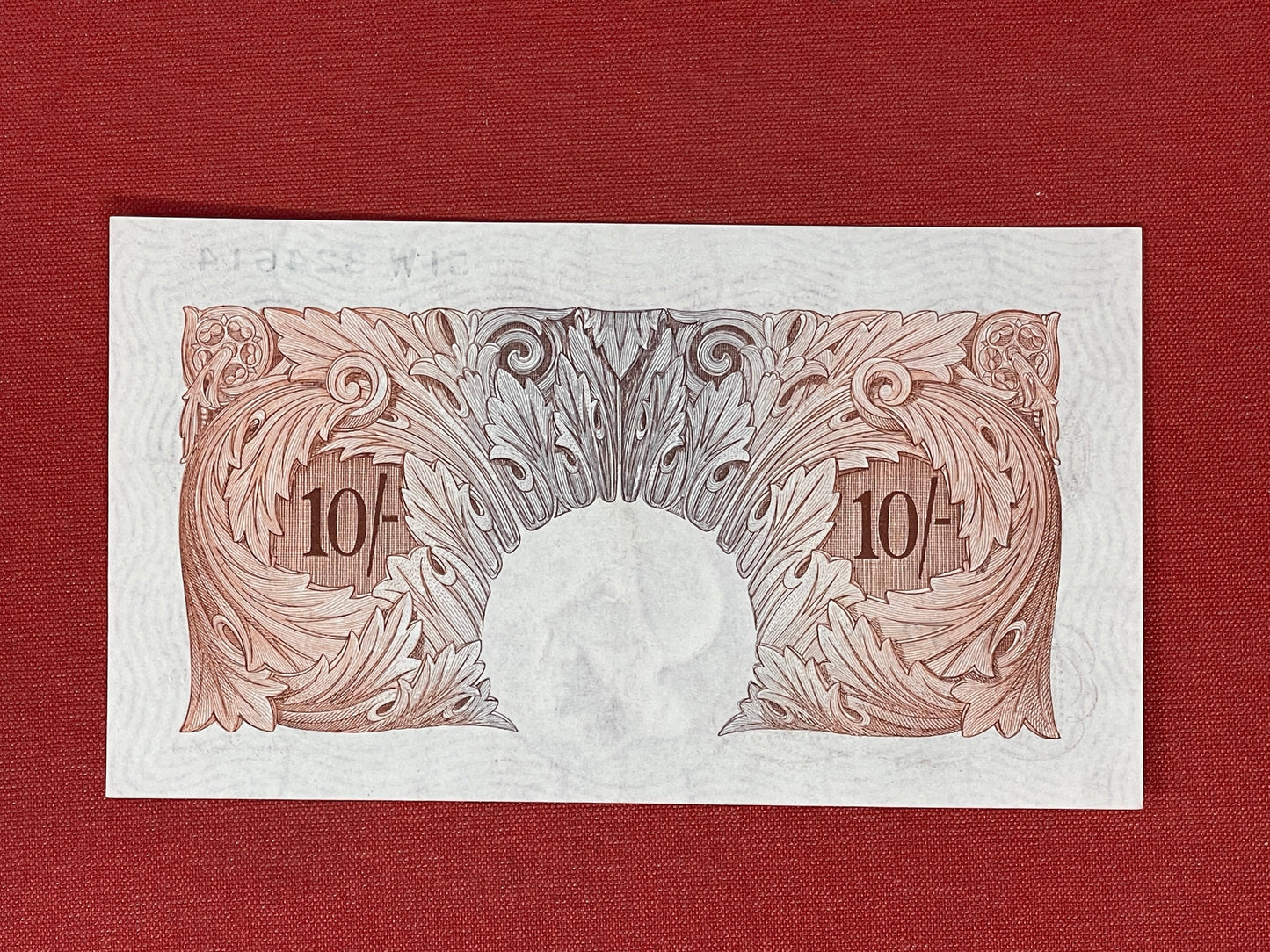 K.O.Peppiatt, 10 Shilling, 51W 324614  ( Dugg. B.210 ) Series "A" Britannia Issue