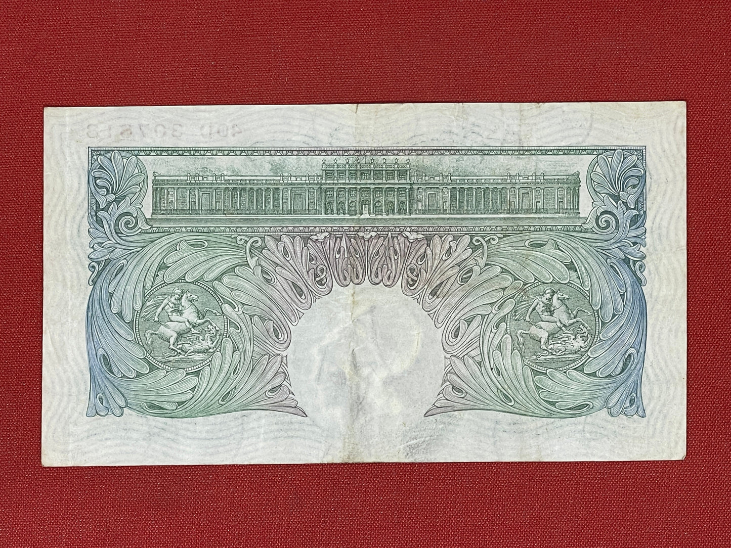 K.O. Peppiatt, One Pound, 40D 307818 ( Dugg. B.238 ) Series "A" Britannia