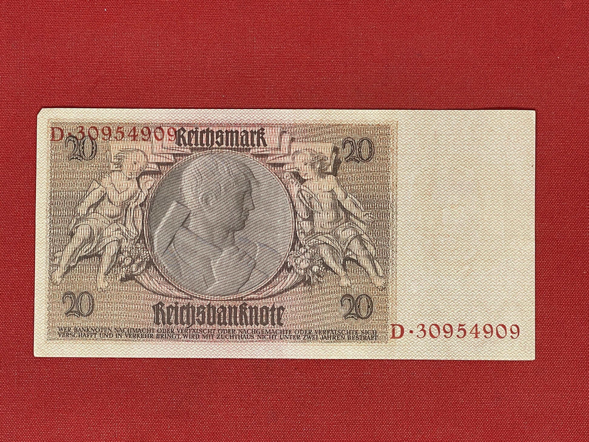 Germany 20 Reich Mark "Weimar Republic"