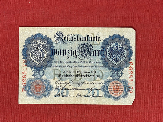 20 Reichsbanknote 1914 Banknote