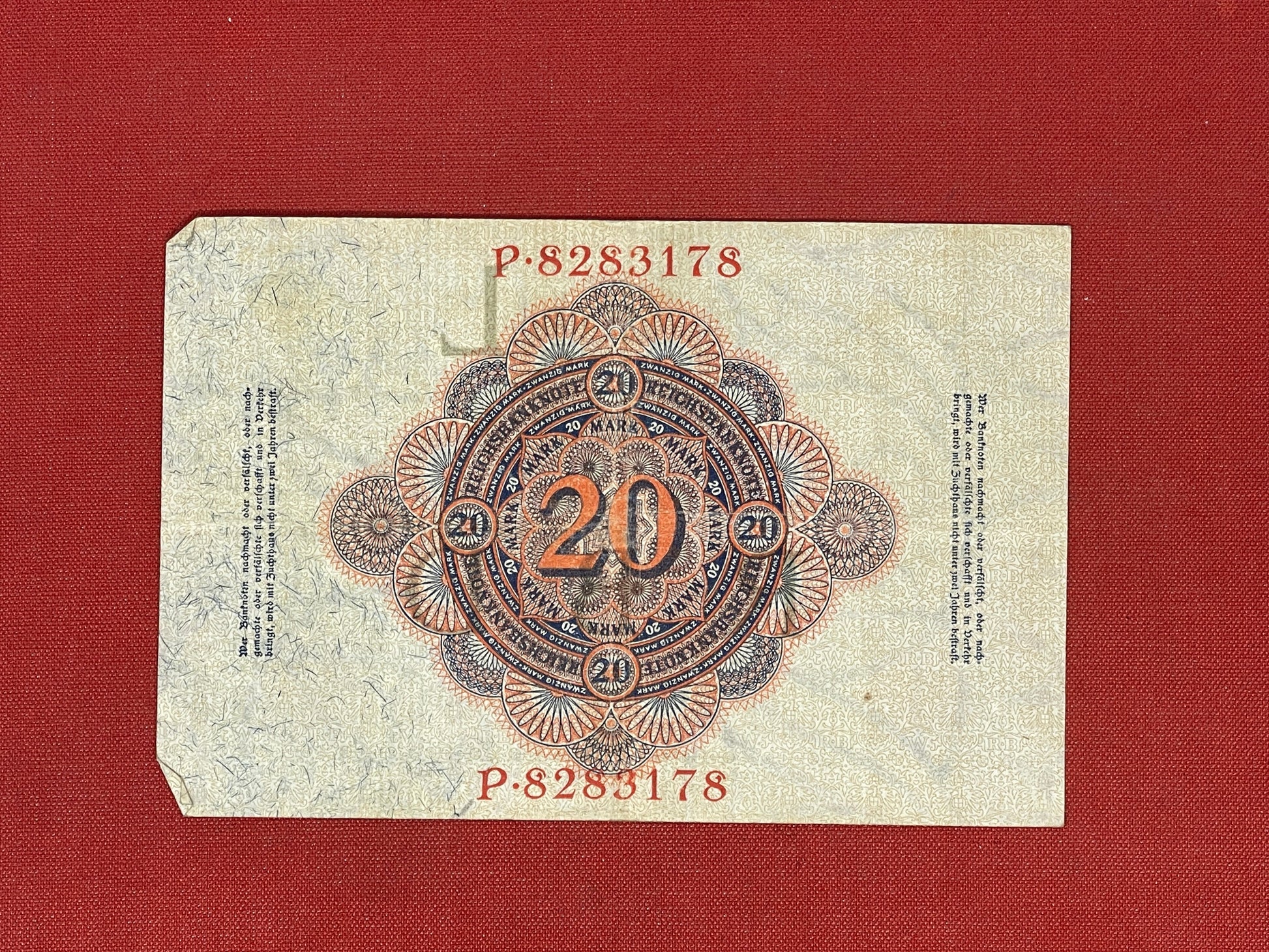 20 Reichsbanknote 1914 Banknote