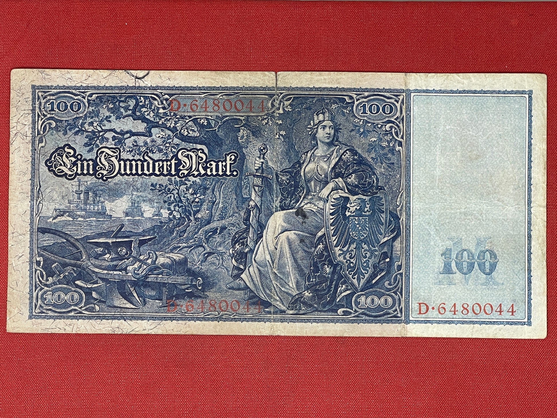 German 100 Reichsbanknote