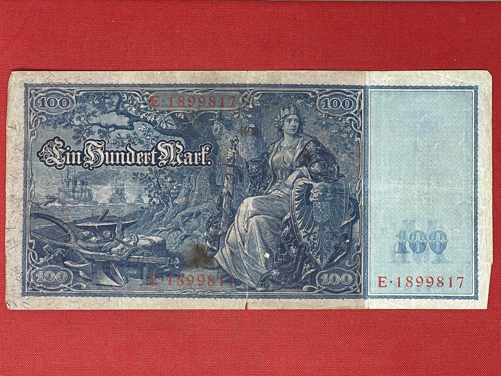 German 100 Reichsbanknote