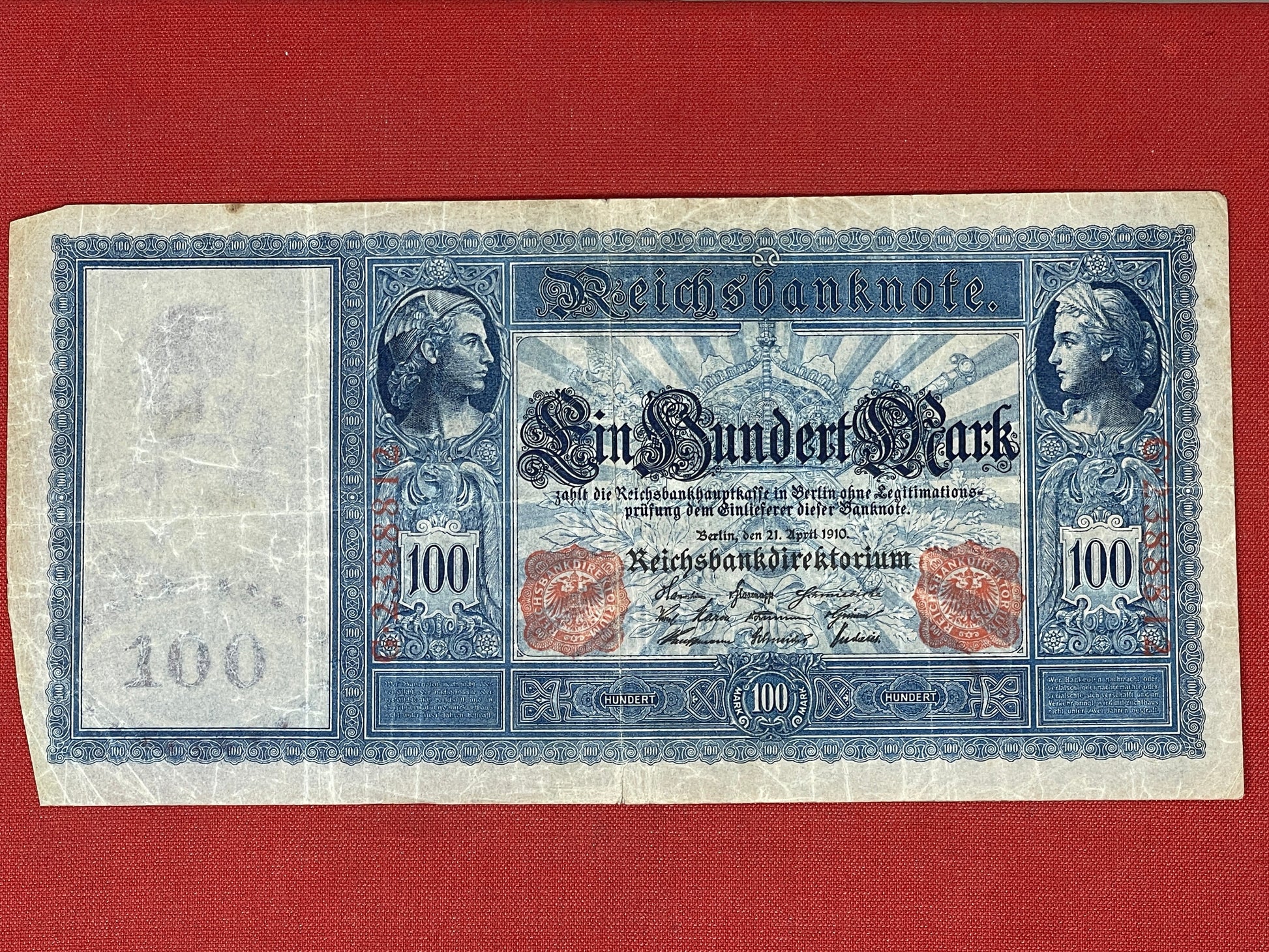 German 100 Reichsbanknote