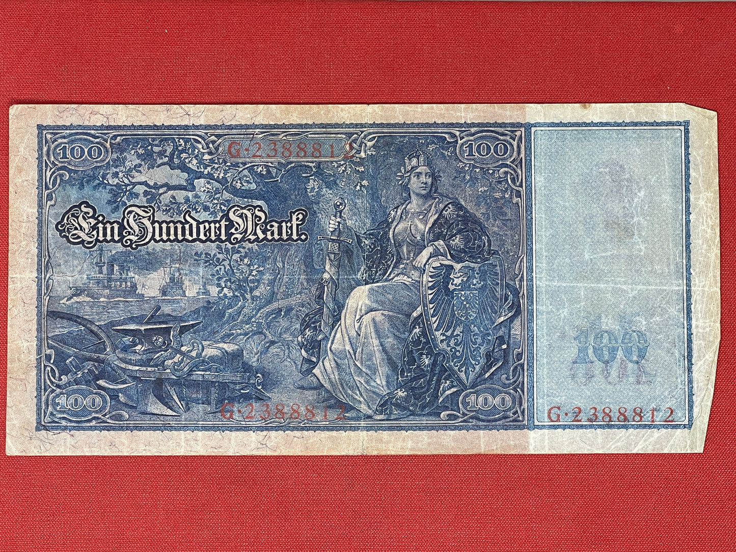 German 100 Reichsbanknote