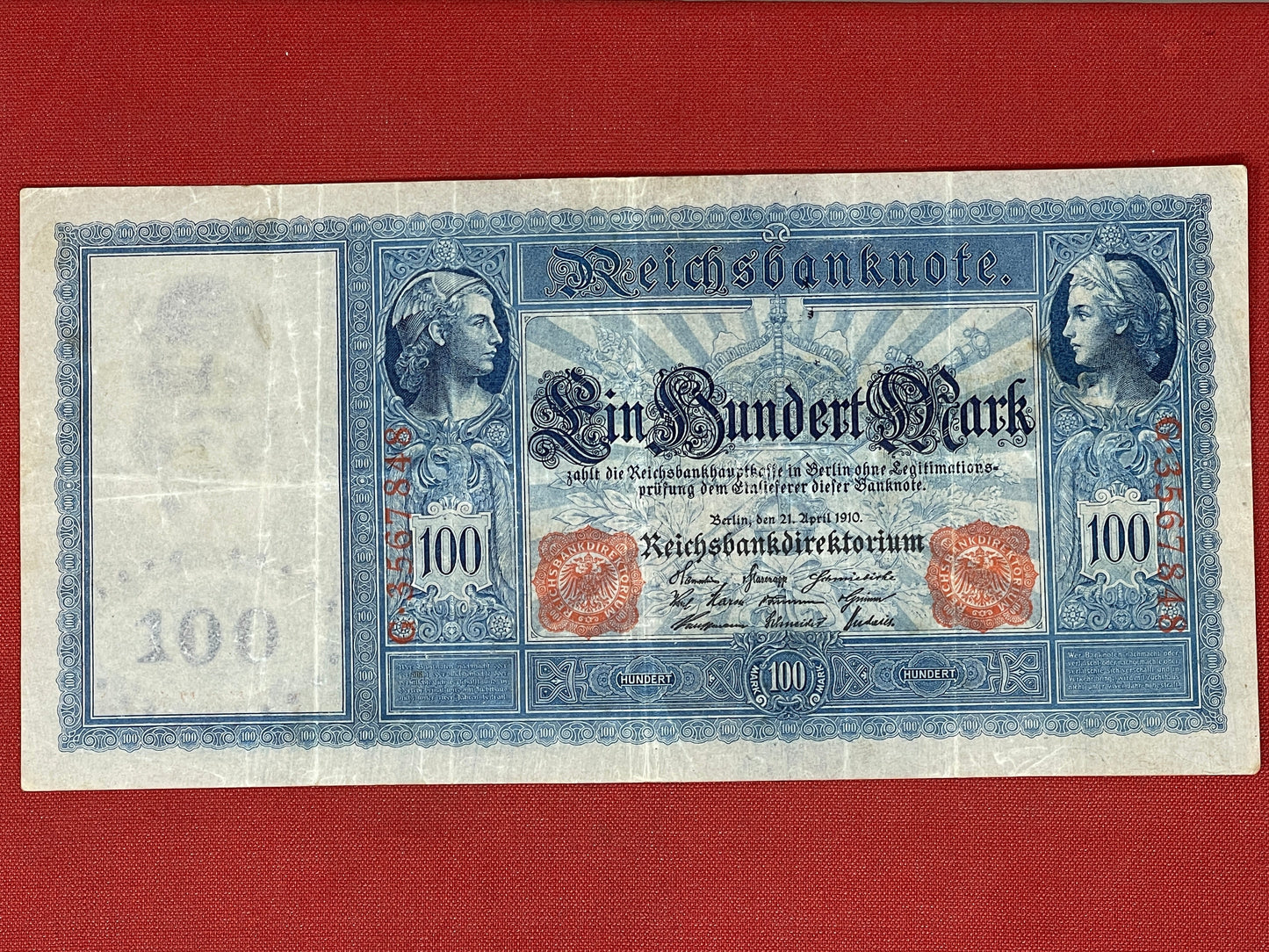 German 100 Reichsbanknote