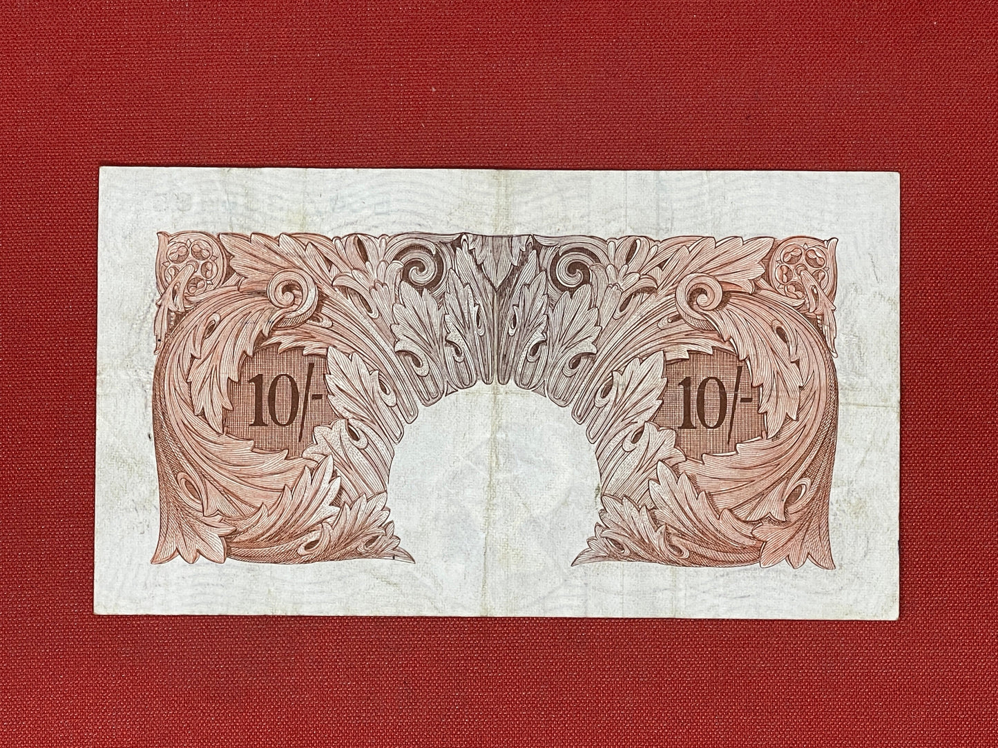 P.S. Beale, 10 Shilling, L50Z 356485 ( Dugg. B.266 ) Series "A" Britannia Issue 17th March 1950.