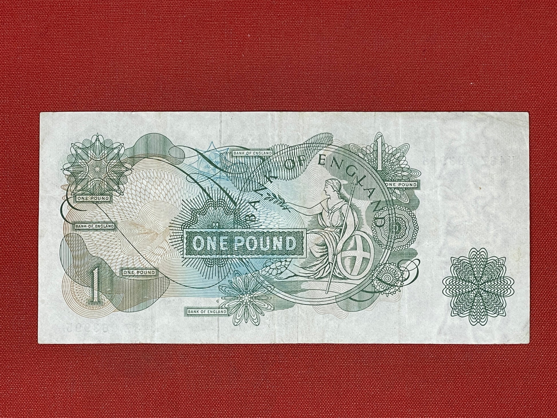 Bank of England £1 Banknote Signed J Fforde ( Dugg B303 )