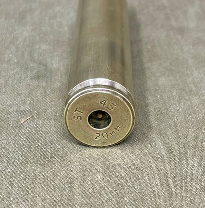WWII 20mm Shell Cases – ST 1943 & BMARC 1940 Dated Pair | Original British Ordnance