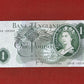 Bank of England £1 Banknote Signed J Page 1970 - 1980 ( Dugg B320 )