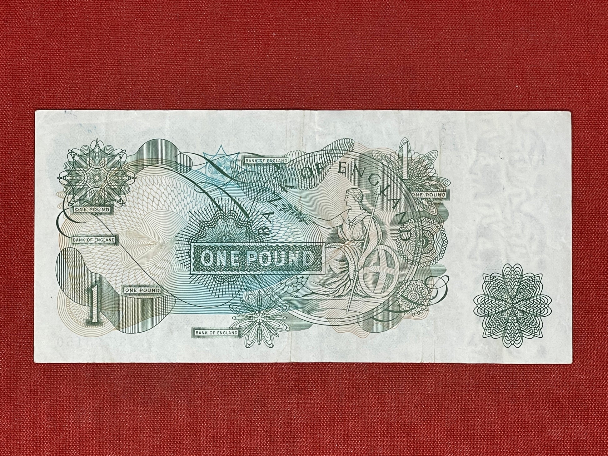Bank of England £1 Banknote Signed J Fforde ( Dugg B322 )