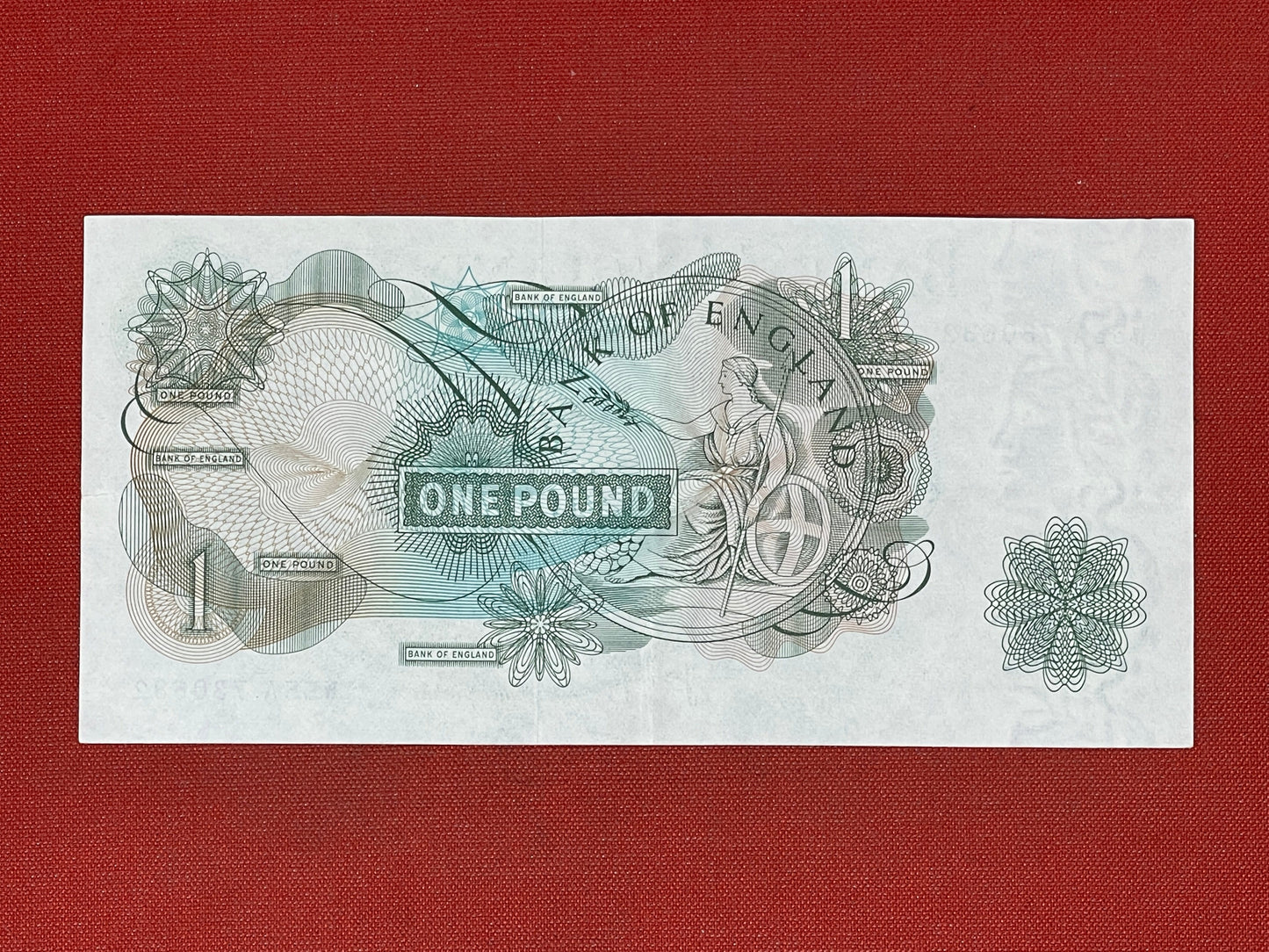 Bank of England £1 Banknote Signed J Page 1970 - 1980 ( Dugg B320 )